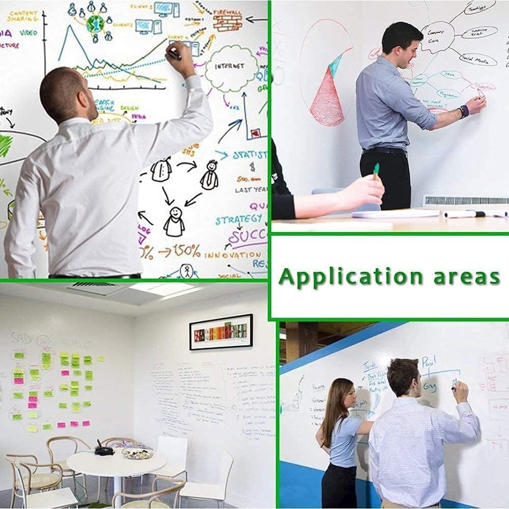 Self-Adhesive Reuseable Whiteboard Wall Decal Sticker