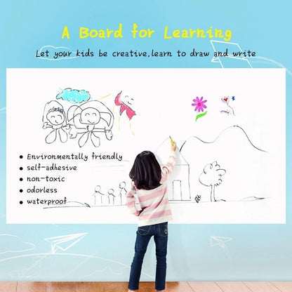 Self-Adhesive  Reuseable Whiteboard Wall Decal Sticker